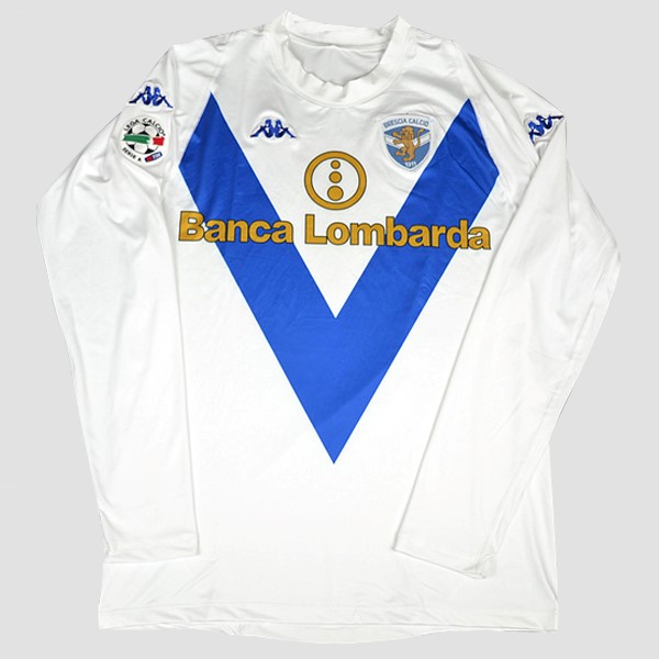 Camiseta Brescia Calcio Segunda equipo ML Retro 2003 2004 Blanco